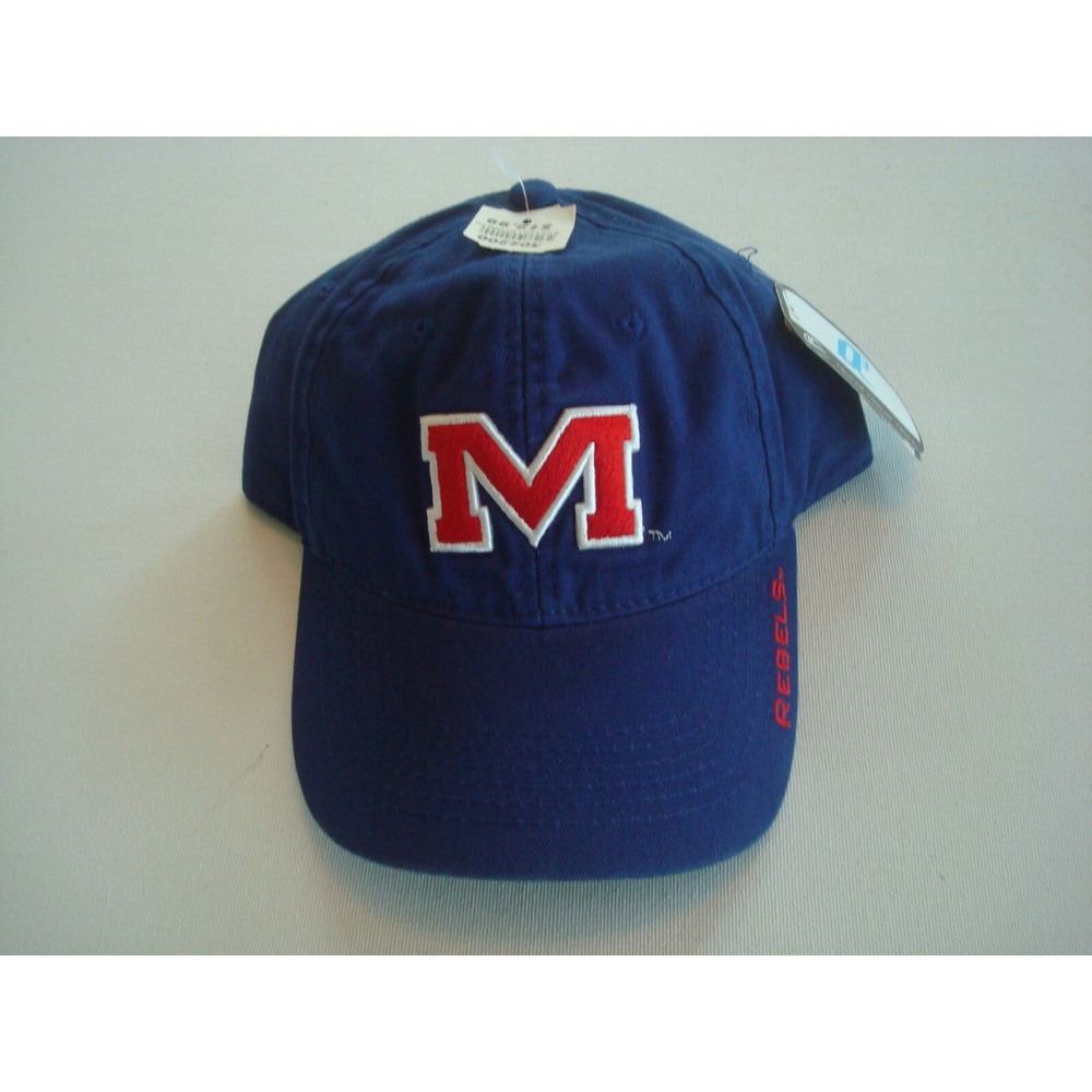 OLE MISS REBELS‎  RARE NEW SCRIPT  STRAPBACK HAT CAP VINTAGE EE4